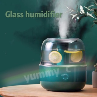 Glass humidifier  ครัวเรือนหนักหมอกความชื้นฆ่าเชื้อหญิงตั้งครรภ์เด็กใบ้ห้องนอนสำนักงานขนาดเล็กฟอกอากาศ