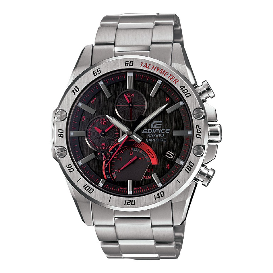 Casio Edifice นาฬิกาข้อมือผู้ชาย สายสเตนเลสสตีล รุ่น EQB-1000,EQB-1000XD,EQB-1000XD-1A (CMG) - สีเงิน