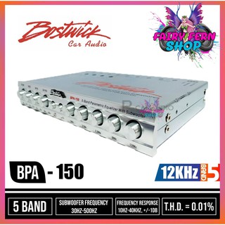 Bostwick ปรีแอมป์ 5 แบนด์ BPA-150 ปรีแอมป์เสียงดี เสียงดีๆ เบสแรงๆ  แยกซับอิสระ ปรีปรับเสียง ปรีแอมป์ติดรถยนต์ ปรีแอมป์