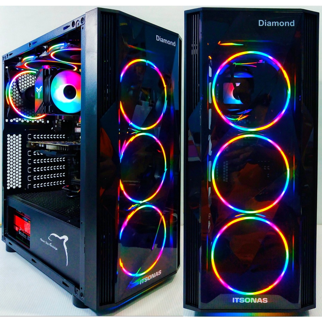 (((โปรฯส่งฟรี))) #คอมพิวเตอร์พร้อมใช้ #FX_8320_8CORE #R7_240_2G #RAM_8G #SSD_128G #HDD_1TB