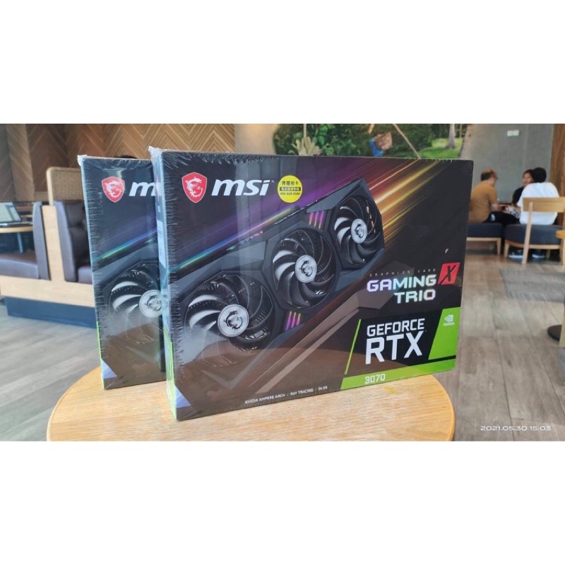 การ์ดจอ MSI 3070  แรงขุด 61-62MH/s  รุ่น GeForce RTX 3070 Gaming X Trio