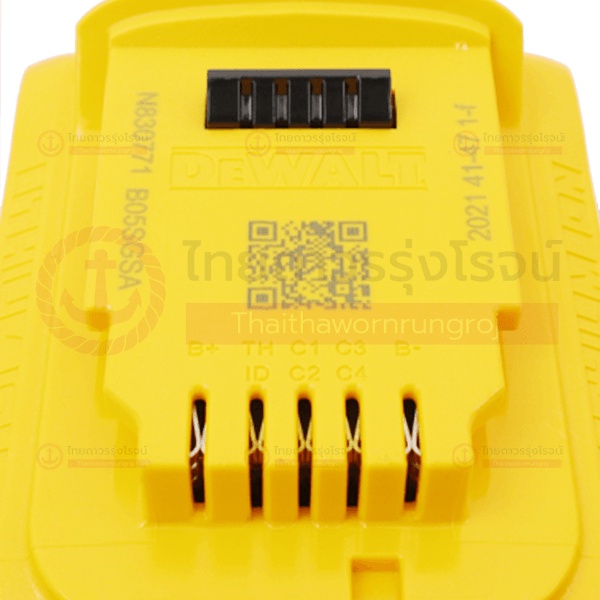 DEWALT แบตเตอรี่ LI-ION 18v 2.0Ah DCB183 ไม่มีกล่องกระดาษ  	|ชิ้น| TTR Store ราคา ถูกที่สุด ดีลบีเคเค แกลเลอรีภาพที่ 9
