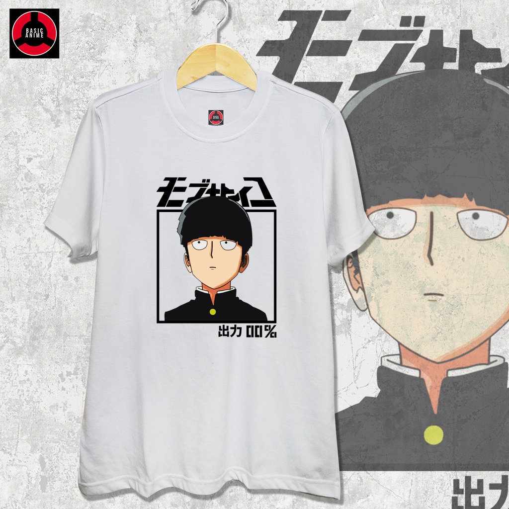 เสื้อยืด Mob Psycho 100 - Mob Anime Shirt