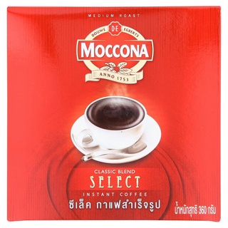 🔥แนะนำ!! มอคโคน่า ซีเล็ค กาแฟสำเร็จรูป 360กรัม Moccona Select Instant Coffee 360g