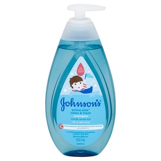 🚚💨พร้อมส่ง!! จอห์นสัน แอคทีฟ คิดส์ คลีน &amp; เฟรช แชมพู 500มล. Johnsons Active Kids Clean &amp; Fresh Shampoo 500ml