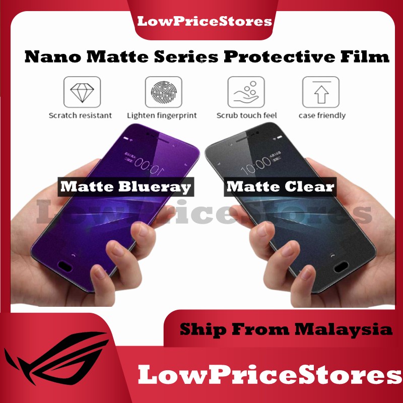 [Nano] Asus Zen Max Pro(M2/M1)/Max(M2/M1)/Max Plus(M2/M1) Matte Series ตัวป้องกันหน้าจอ Pelindung Sk