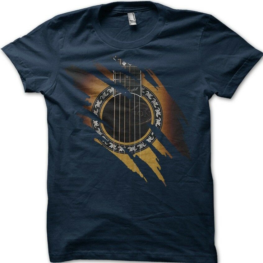 [COD]Trendy wild style T-shirt Acoustic Guitar Ovation Gorgeous Takemine Martin gildan 100% cotton m