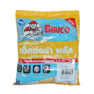 🔥ยอดนิยม!! กาวยาแนว 1 กก. DAVCO Extra Plus รุ่น 4TGX1901 สีฟ้าอันดามัน 🚚พิเศษ!!✅