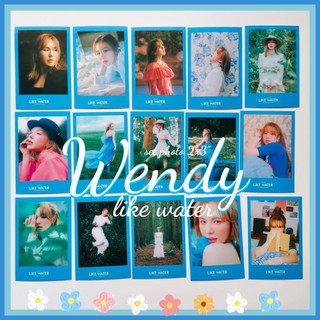 wendy - เซตรูป 2x3 นิ้ว like water redvelvet kpop