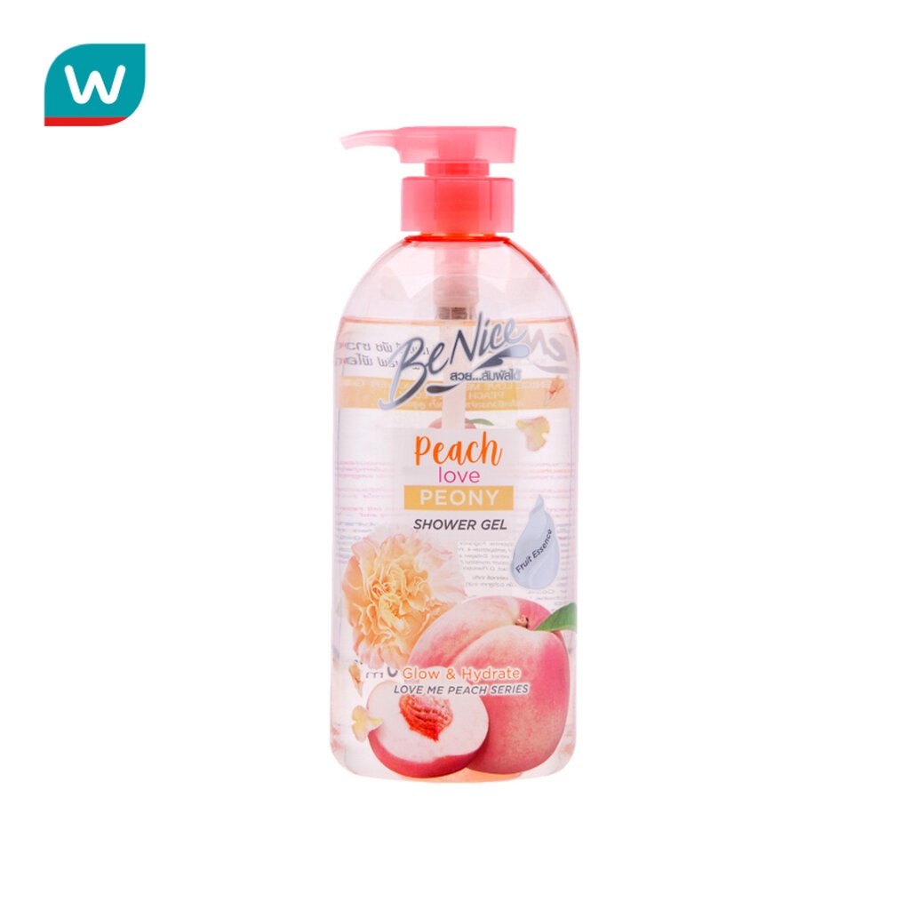 Benice บีไนซ์ ชาวเวอร์ เจล พีช เลิฟ พีโอนี่ 450 มล.