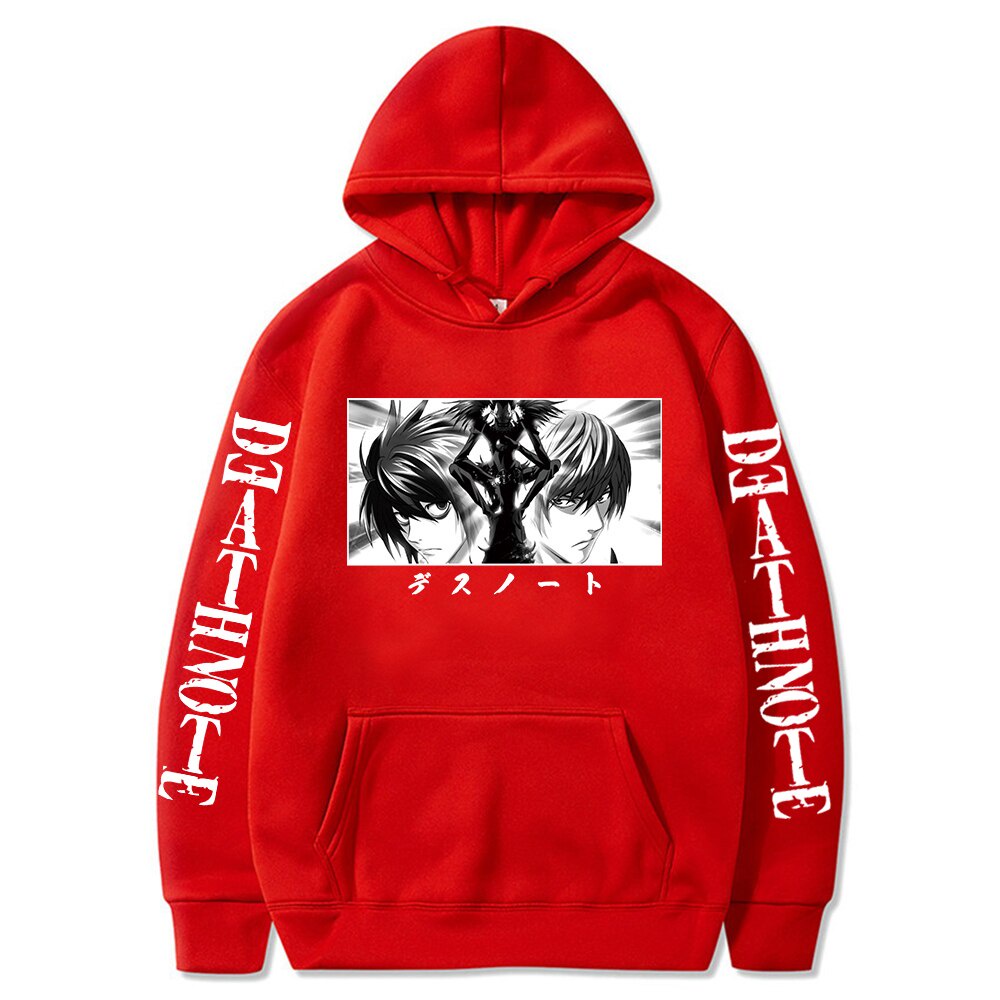 New Japanese Anime Death Note Yagami Light Kira L Men Sweatshirt ...