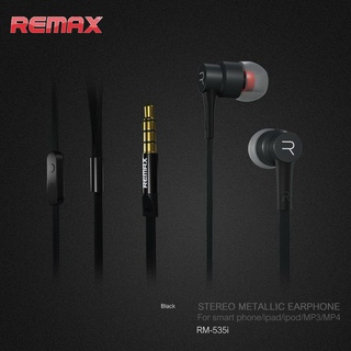 REMAX Electronic Music Headset RM-535 หูฟัง in-Ear Small talk Earphone Stereo รองรับทั้งระบบ iOS และ