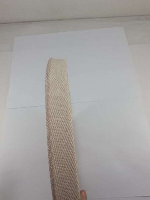 สายผ้าฝ้าย cotton หน้ากว้าง 2 เซนติเมตรลายก้างปลา ยาว 50 หลา - รูปที่ 4