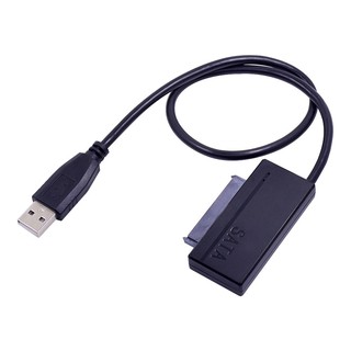 (สำหรับhdd2.5)USB 2.0 to SATA 3.0 7+15 22Pin Cable Adapter