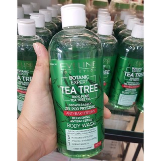 EVELINE BOTANIC EXPERT TEA TREE OIL REFRESHING BODY WASH ANTIBACTERIAL, 400ML