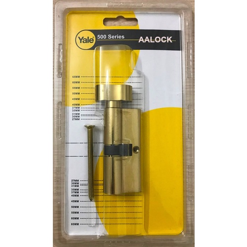 แกนล็อคประตู WC สีบรอนซ์ทอง ไม่ต้องใช้กุญแจ - แกนล็อคคุณภาพสูงจาก Yale (USA) - 10-0513-3535-CK-02-01