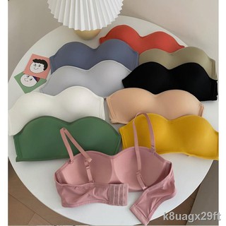 เสื้อในไร้โครง ¤LoveIs Bra (N225) บราเกาะอกสายถอดได้ นิ่มสุด ลื่นสวย ไร้โครงแต่มีทรง เกาะแน่น ไม่เลื่อนหลุด