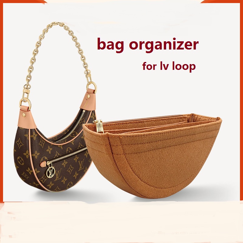 นุ่มและเบากระเป๋าจัดระเบียบ ด้านในกระเป๋า หลายช่อง สําหรับ lv loop ...