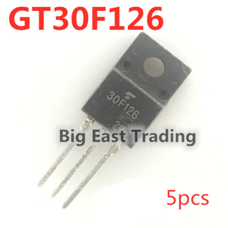 5 ชิ้น GT30F126 30F126 ทรานซิสเตอร์ TO-220F รับประกันคุณภาพ