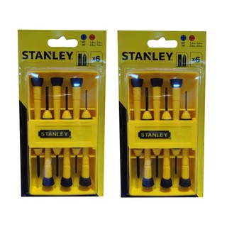 ไขควงซ่อมนาฬิกา ไขควงเล็ก Stanley 6 อัน x 2 ชุด