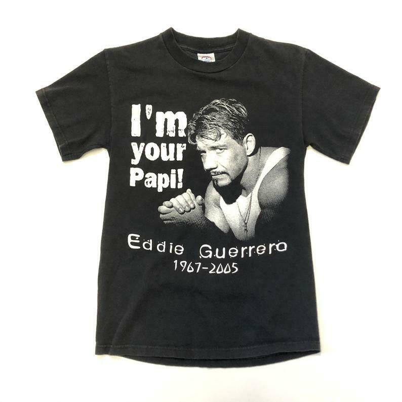 Eddie Guerrero Im Your Papi Wwe Wrestling Men เสื้อยืดคุณภาพสูง