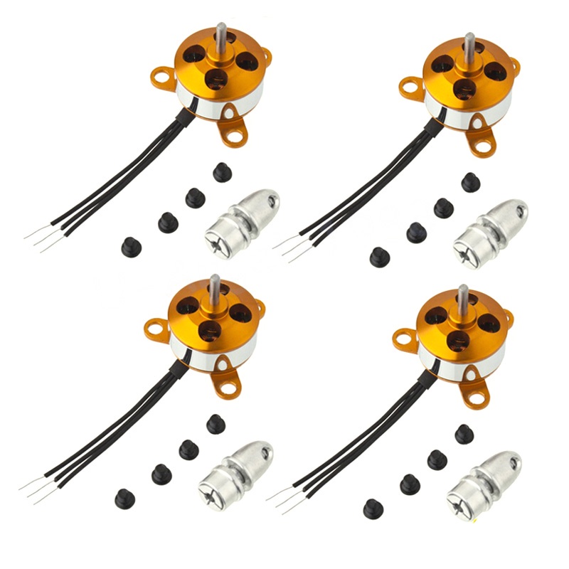 มอเตอร์ไมโครไร้แปรงถ่าน A1504 2300kv 2700KV 9G สําหรับเครื่องบินบังคับ Mini 4 แกน 1 ชิ้น