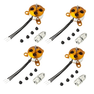 มอเตอร์ไมโครไร้แปรงถ่าน A1504 2300kv 2700KV 9G สําหรับเครื่องบินบังคับ Mini 4 แกน 1 ชิ้น