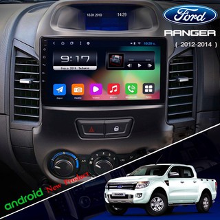 จอแอนดรอยด์ จอAndroidติดรถยนต์ จอขนาด 9" ตรงรุ่น Ford Ranger T6 2012-2014 New Android 10 Ram 2gb/Rom 32gb