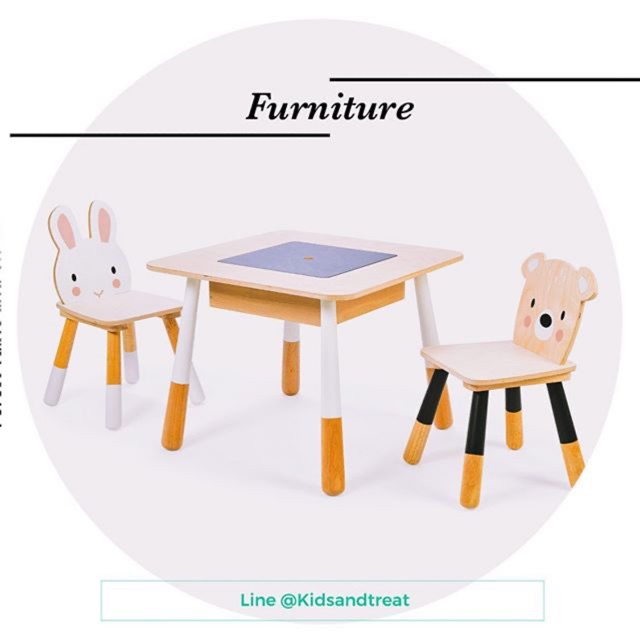 ชุดโต๊ะเขียนหนังสือเด็ก Forest table and Chairs