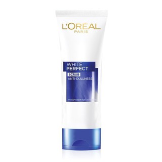 LOREAL Paris White Perfect Scrub Anti-Dullness(100 ml)ลอรีอัล ปารีส ไวท์ สครับ แอนตี้-ดัลเนส เพื่อผิวหน้าสว่างใส