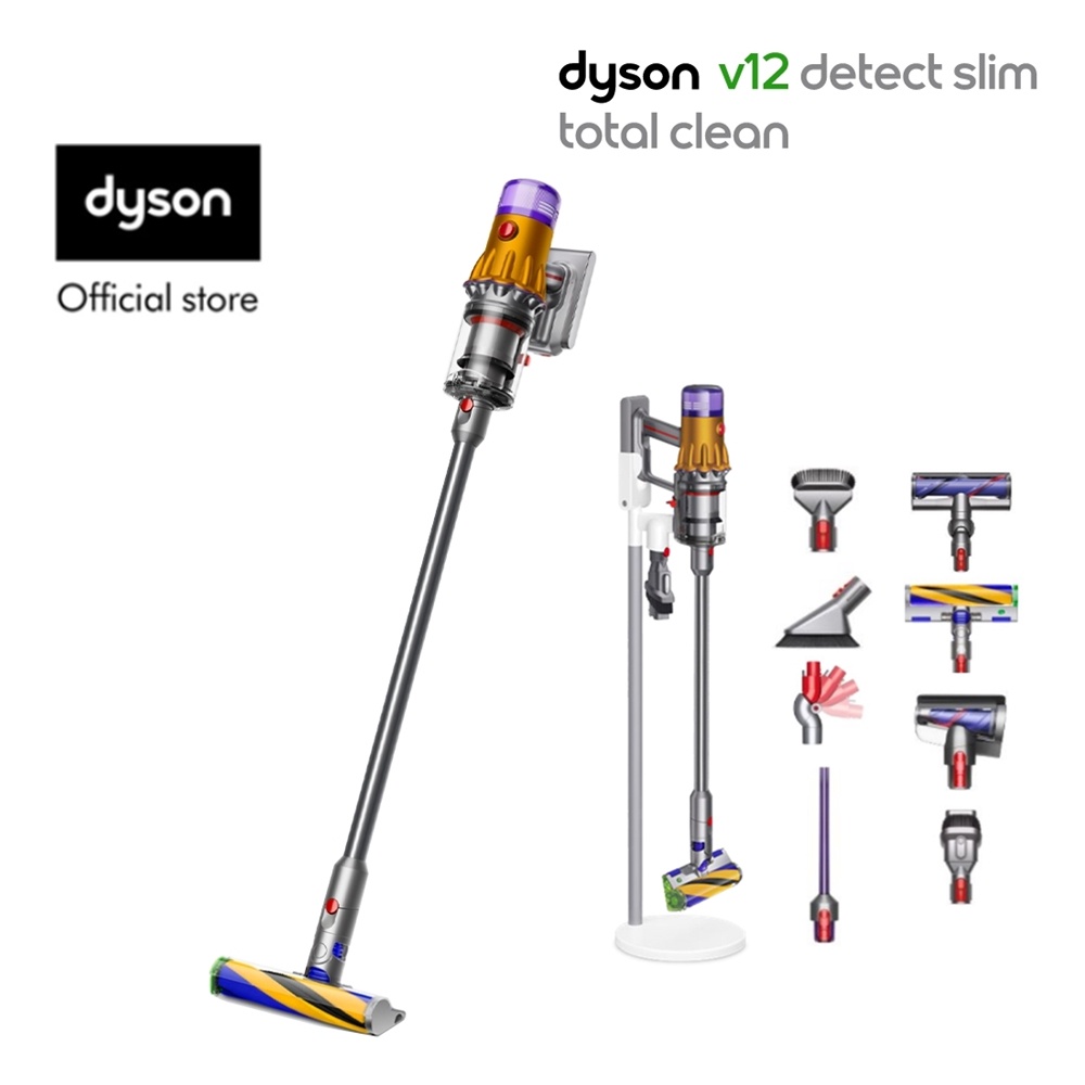 Dyson V12 Detect Slim ™ Total Clean Cordless Vacuum Cleaner with Floor Dok เครื่องดูดฝุ่นไร้สาย ไดสัน