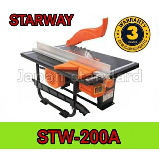 STARWAY โต๊ะเลื่อยวงเดือน 8 นิ้ว รุ่น STW-200A เลื่อยตั้งโต๊ะ เลื่อยวงเดือน