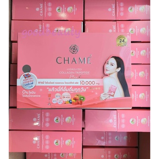 ใหม่คอลลาเจนอั้ม! Chame Collagen Plus 10,000 mg. ชาเม่ คอลลาเจน ขนาด 30 ซอง จำนวน 1 กล่อง