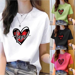 เสื้อยืดคอกลมเสื้อยืดแขนสั้นผู้หญิงเสื้อยืดพิมพ์ลายเสื้อผ้าแฟชั่นผู้หญิงเสื้อยืดแฟชั่นผู้หญิงเสื้อยืดเกาหลีเสื้อยืด oversized ผู้หญิง