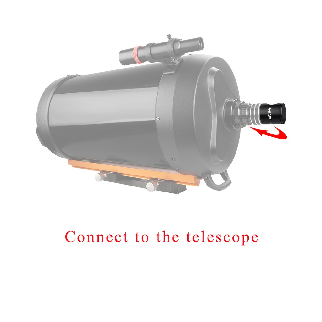 SVBONY SV197ช่องมองภาพ Collimation 1.25" Cheshire Collimating ช่องมองภาพสำหรับกล้องโทรทรรศน์สะท้อนแสงนิวตัน — صورة 8