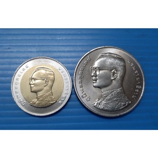 ขายคู่เหรียญ10 20วาระเฉลิมพระชนม์พรรษาครบ6รอบ