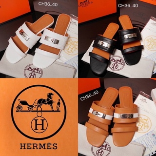 รองเท้าแตะ Hermes 🧡 รองเท้าแตะแบรนด์เนม | รองเท้าแตะแฟชั่น