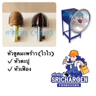 หัวขูดมะพร้าวไวไว (หัวตะปูไม้สัก-หัวเฟือง)