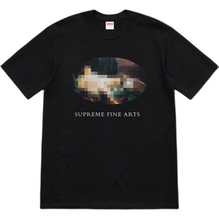 ใหม่พร้อมส่ง ของแท้ Supreme Leda And The Swan Tee Black