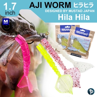 เหยื่อยาง MUSTAD AJI WORM HILA HILA