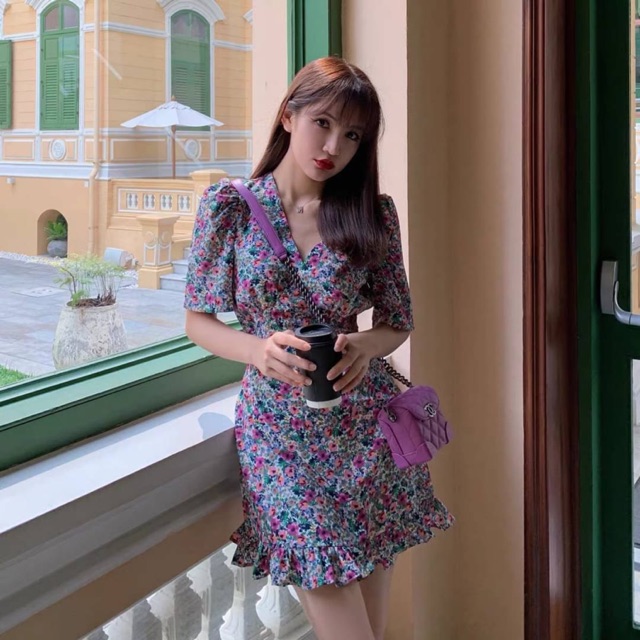 เดรสลายดอกเล็ก ลายน่ารัก cawaii สุดๆ