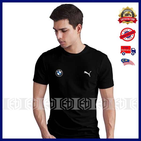 [4 สี] BMW Panther โลโก้ T เสื้อ Tshirt เสื้อยืด M Sport M3 M5 X5 X6 M4 Racing Team Motorsport รถจัก