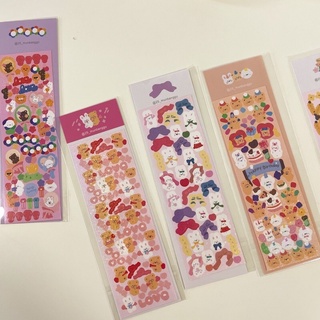 🌟Cutie Deco Sticker สติ๊กเกอร์ตกแต่งน่ารัก สติกเกอร์น่ารัก สติ๊กเกอร์แต่งการ์ด