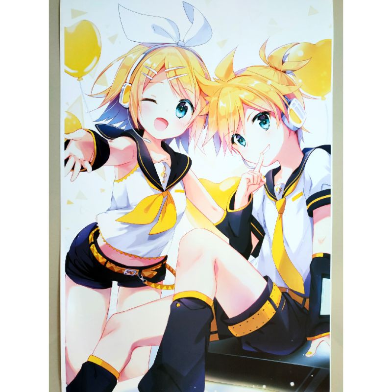 โปสเตอร์ Kagamine Rin Len 1 Vocaloid สินค้า | Shopee Thailand