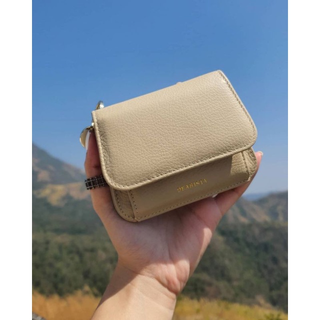 กระเป๋าสตางค์ใบสั้นหนังวัวแท้ รุ่น lucky Dearista