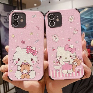 เคสโทรศัพท์มือถือลายการ์ตูนคิตตี้สําหรับ Vivo Y91C Y11 Y15 Y17 Y19 Y12S Y20 Y30 Y50 S1 Y85 V9 S1 Pro Y81 V11I