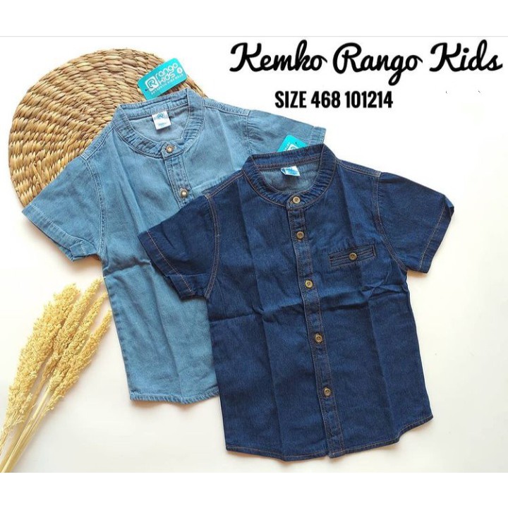 KEMEJA LR RANGO KIDS MKIDS BOYS DENIM SHIRT