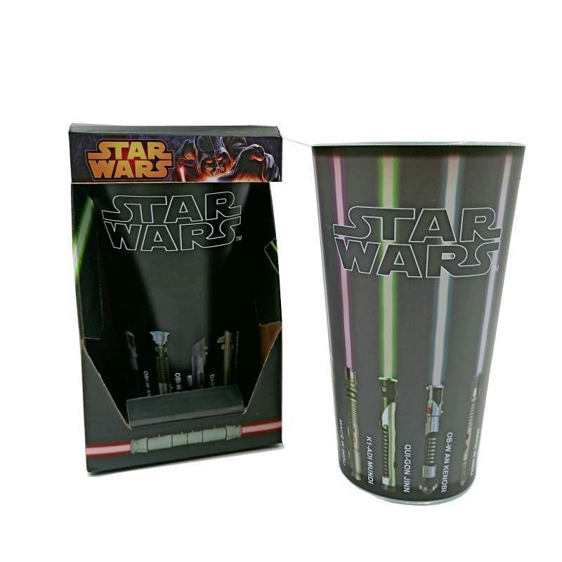 Star Wars Lightsaber Heat Reveal Glass Mug Color Change Creative Coffee ...