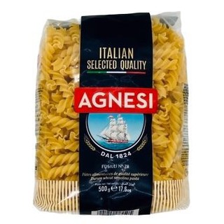 Agnesi Fusilli Macaroni 500g  แอกเนซีฟูซิลิมักกะโรนี 500 กรัม