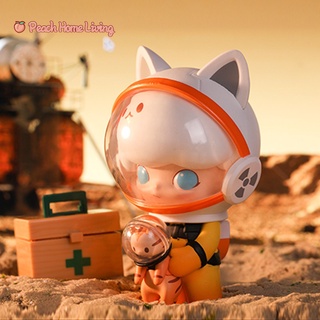 Dimoo Space Travel Series กล่องสุ่ม แฮนด์เมด ของขวัญ ของเล่นตกแต่งรถยนต์